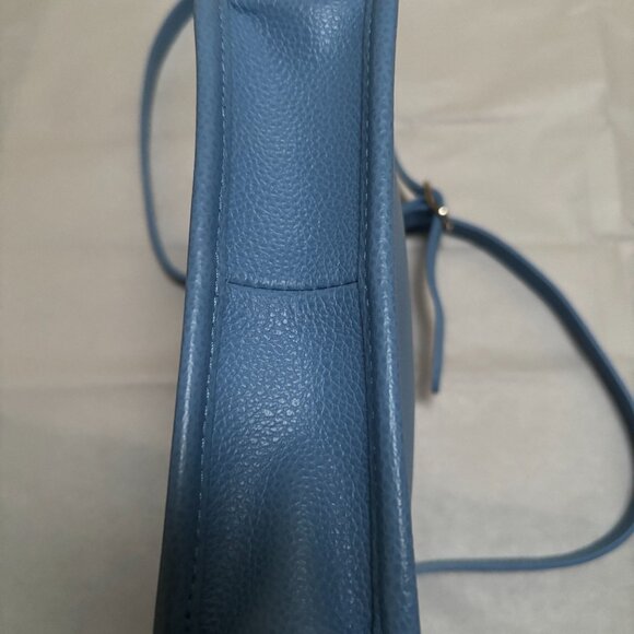TWO LONGCHAMPs - LE FOULONNE CROSSBODY BAG and CARDHOLDER-Cloud Blue -NEW - Picture 6 of 8